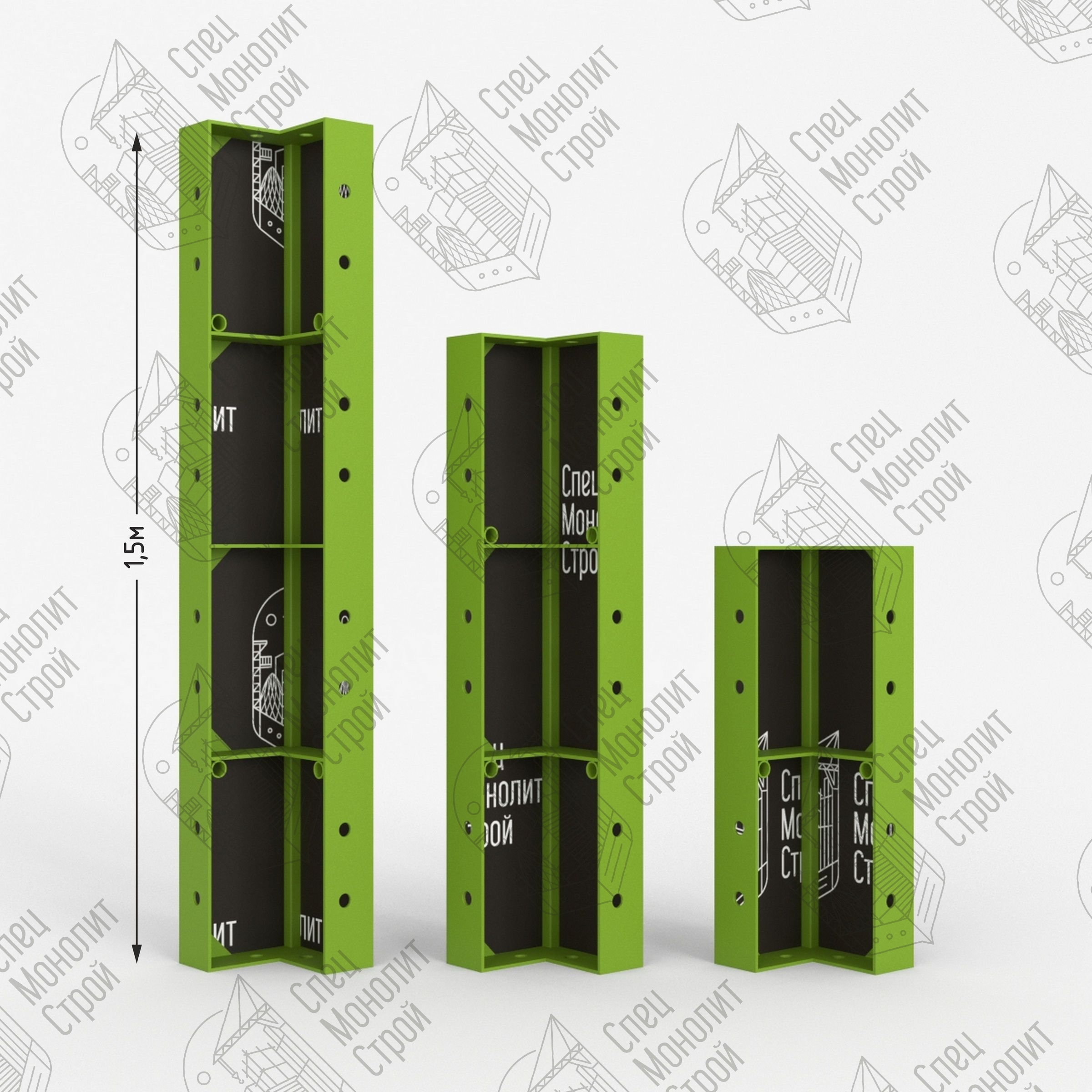 Щит угловой внутренний