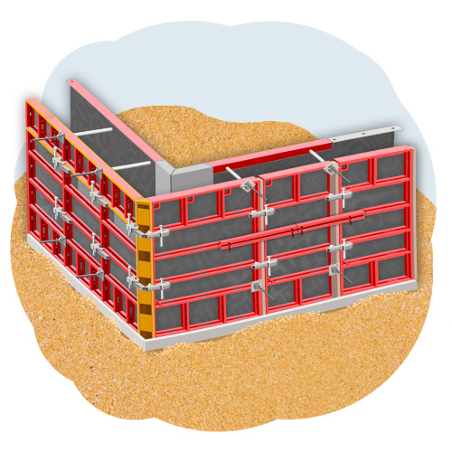 Опалубка для фундамента в Москве от компании СпецМонолитСтрой