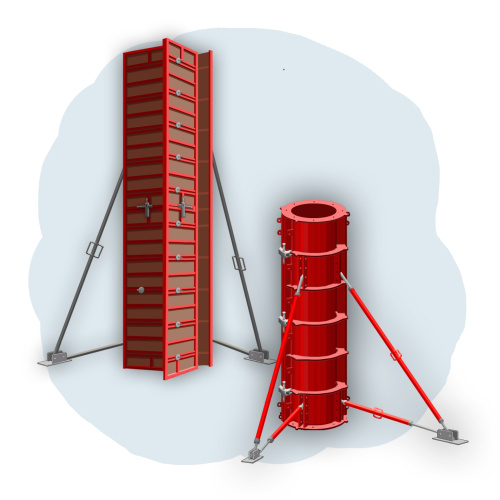 Опалубка для колонн в Москве от компании СпецМонолитСтрой