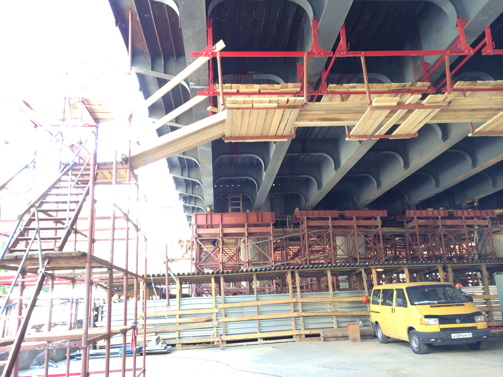 Мостовые опорные подмости