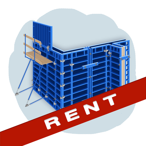 Аренда крупнощитовой опалубки